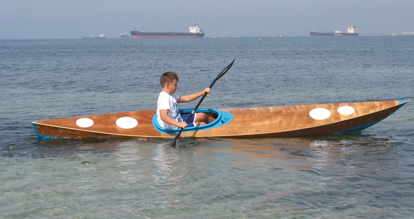 Kayak classici realizzati a mano
